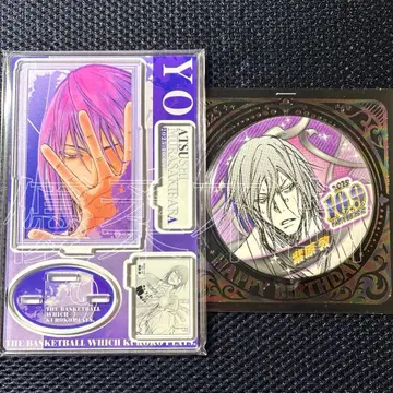 쿠로코의 농구 무라사키바라 아츠시 점프샵 생일 캔뱃지 디오라마 피규어