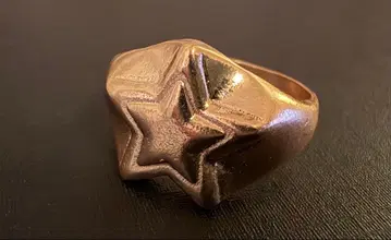 투모로우랜드 골드 컬러 스타 별 모양 디자인 반지 16호