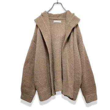 Audrey and John Wad 니트 후드티 가디건 후디