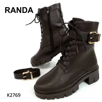 란다 컨디션 최상 2WAY 스트랩 사이드 지퍼 트랙 밑창 레이스업