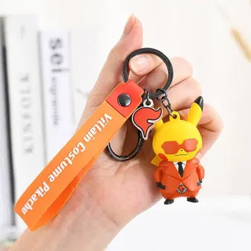 포켓몬 단원 놀이 피카츄 [ 플레어단 ] 키링 (중국 정품)