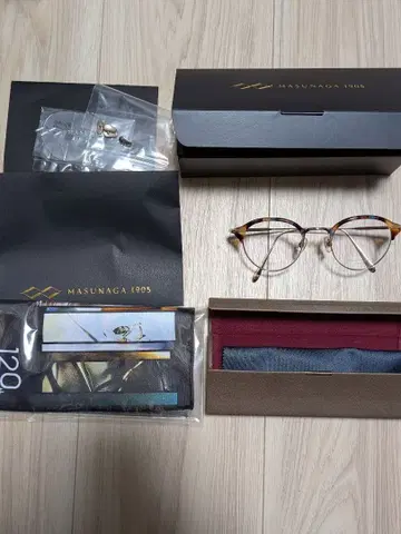 미사용 마스나가 안경 GRACE 그레이스 모자이크/GP