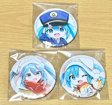하츠네 미쿠 연주하는 숲 캔뱃지 세트