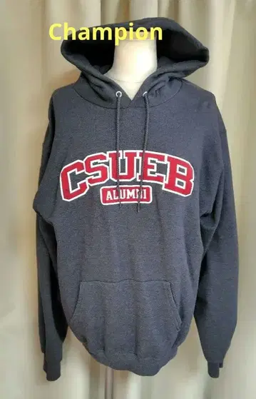 CSUEB ALUMNI 후드티 그레이 Champion
