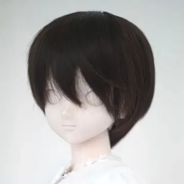 인형 가발 1/3 다크 브라운 숏