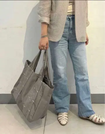 ear PAPILLONNER 라이트 빅 토트백