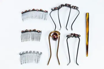 새상품급 비즈 장식 머리 장식 7세트