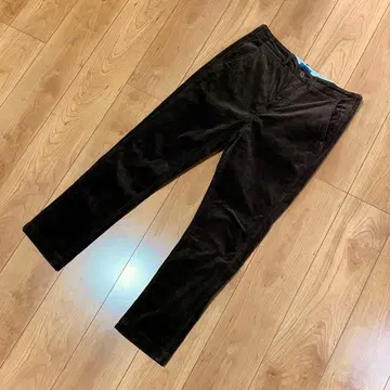 BEAMS 코듀로이 팬츠 다크 브라운 M 사이즈