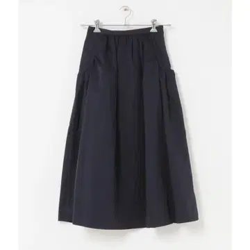 어반 리서치 도어스 사이드 포켓 개더 스커트 네이비