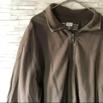 미국 빈티지 의류 집업 퀼팅 자켓 아우터 차콜 그레이 XL