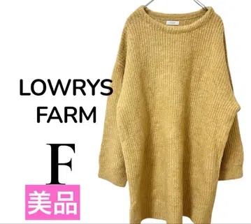 새상품급 로리즈팜 니트 넉넉한 오버 튜닉 긴 길이