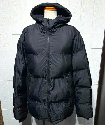 Champion 후드 부착 다운 자켓 L 블랙