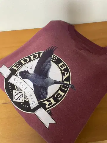 에디 바우어 블랙 택 맨투맨 XL