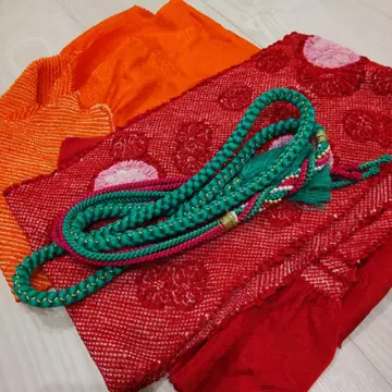 허리띠 오비 장식 천 세트 성인식 후리소데 쥐어 짜기 뜨개질