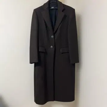 ZARA 롱 코트 브라운 M 사이즈