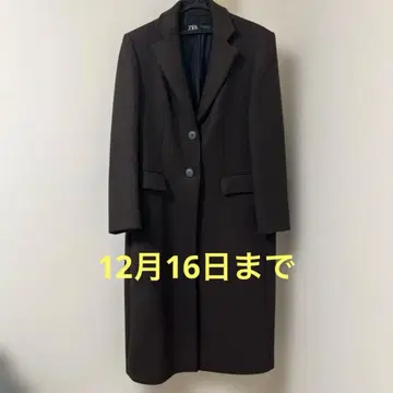 ZARA 롱 코트 브라운 M 사이즈