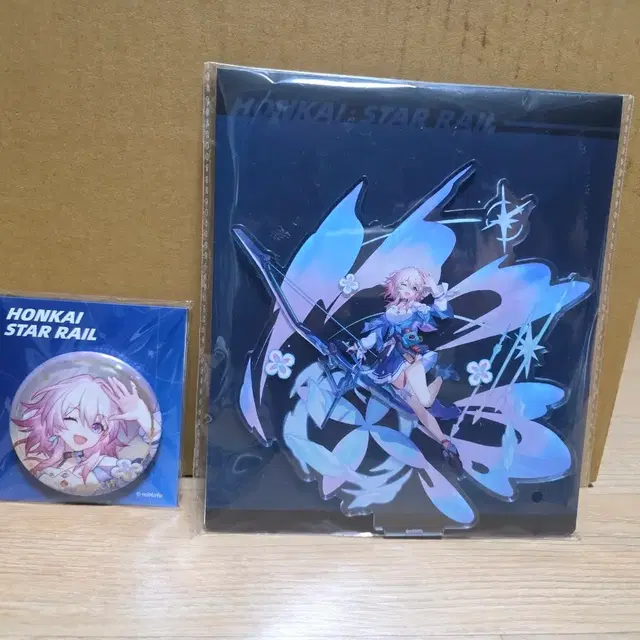 붕괴 스타레일 삼칠이 켄뱃지&아크릴스탠드