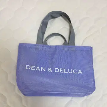 [ 미사용 ] DEAN&DELUCA 퍼플 메쉬 백 L