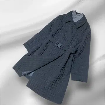 빅 사이즈! 23구/퀼팅/충전솜 코트 레어 사이즈 46 블랙