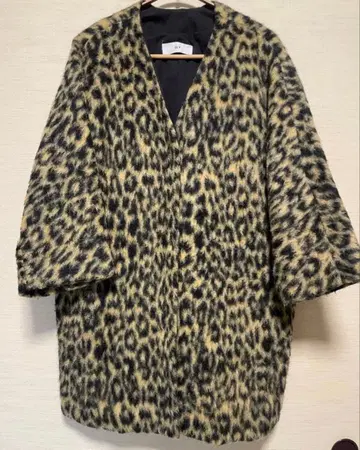 SLY SHAGGY LEOPARD COAT