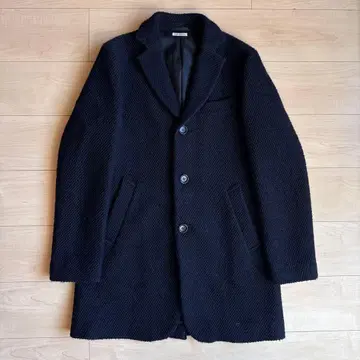 BLUE BLUE JAPAN 3B 롱 울 자켓