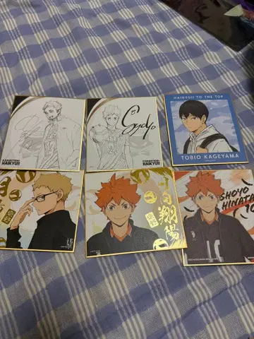 하이큐!! 아트 카드와 키링 세트