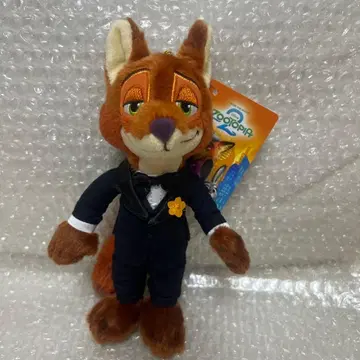 주토피아 디즈니 닉 봉제 인형 키링 체인 매장 한정판