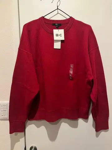 새상품 UNIQLO 코튼 스무스 크루넥 스웨터 XL 가격 인하 없음