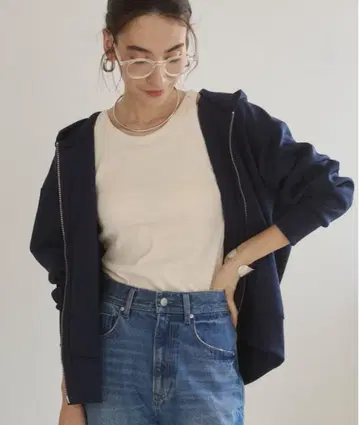 종이상자 더블 지퍼 후디