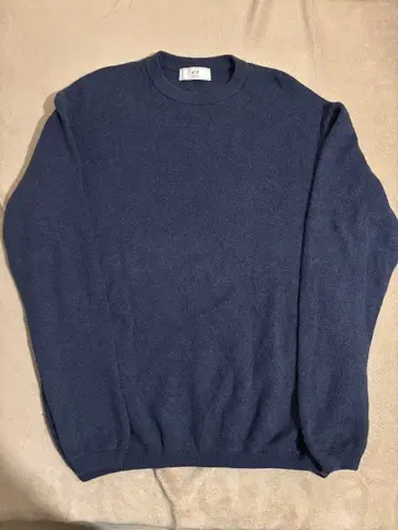 417 EDIFICE 코튼 캐시미어 스무스 크루넥 L