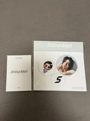소량 있음 방콕 SnowMan POP-UP D카드 캔 배지 라울