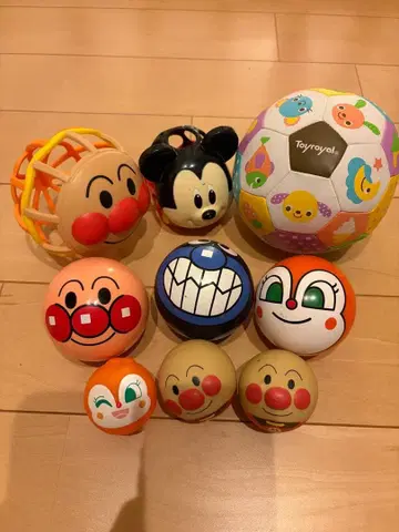 호빵맨 미키 볼 세트
