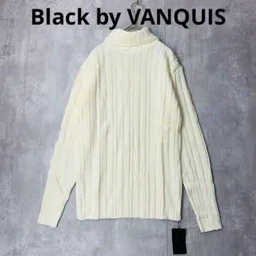 새상품 Black by VANQUIS 니트 일본제 스웨터 화이트 겨울
