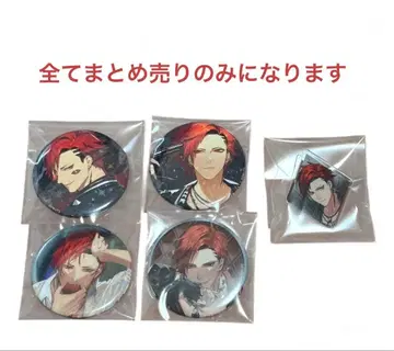 브라스 블랙 캔뱃지 아크릴 배지 묶음 판매 5세트