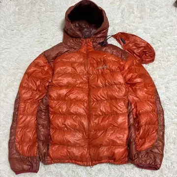 mont-bell 다운 파카 오렌지 UL 다운 가이드 후드티