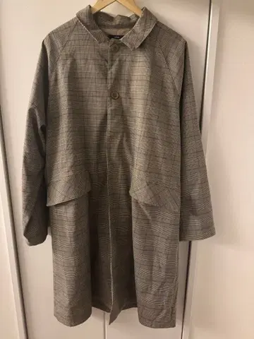 Ciaopanic 그레이 계열 체크 트렌치코트 F