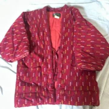 새상품 쿠루메 한텐 레트로 빨간색 M~L