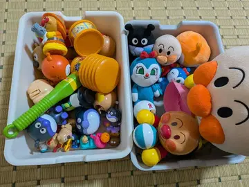 호빵맨 완구 세트 봉제 인형 소프트 비닐 등