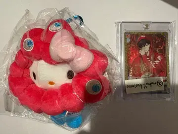 새상품 2025 만박 미야쿠미야쿠 산리오  봉제 인형 카라비너 키티