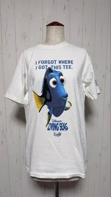 디즈니 빈티지 T셔츠 니모 도리