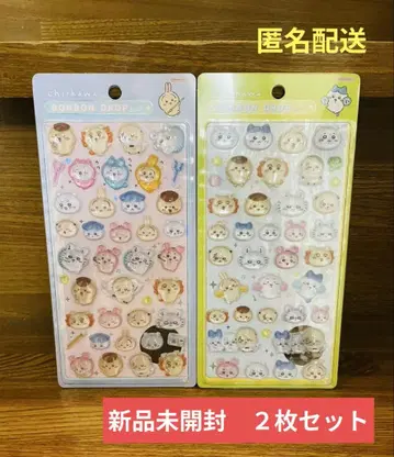 모자 꽁지 드롭 씰 치이카와 (먼작귀) 본드로 모두 니코니코 포즈 새상품