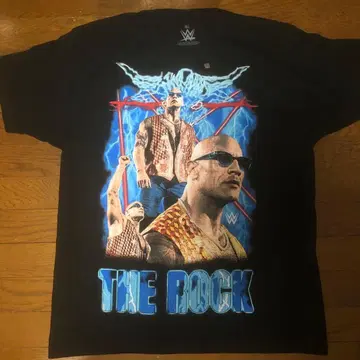 [ 새상품 미사용 ] WWE 더 락 드웨인 존슨 셔츠