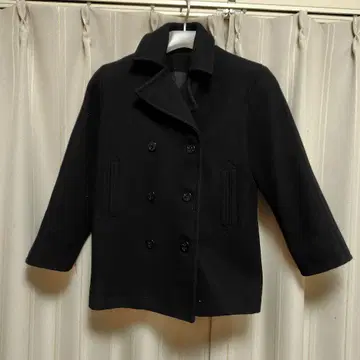 블랙 피 코트 여성용