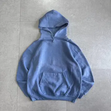 50s 60s 후드티 맨투맨 빈티지 파랑