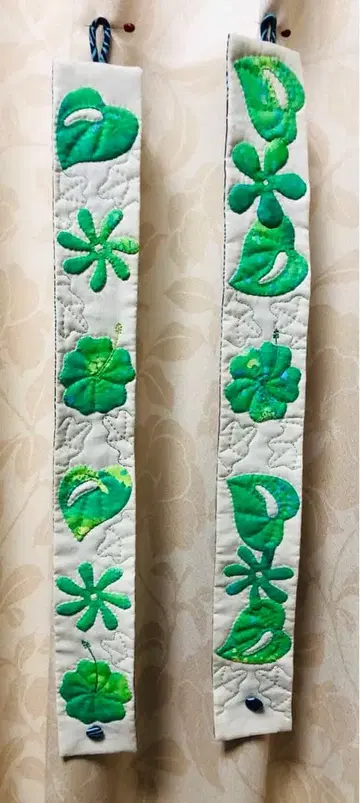 하와이안 퀼트 핸드메이드 커튼 태슬 & 태피스트리