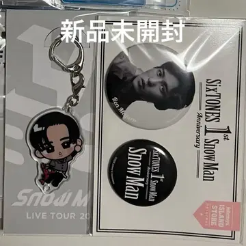 메구로 렌 스노우 칠드런 키링 Anniversary 캔뱃지 세트