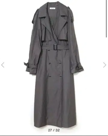 멜트 더 레이디 Melt the lady 와이드 트렌치코트 아우터