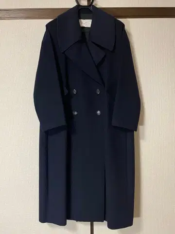 DESSIN DE MODE 데상 드 모드 밀리터리 코쿤 코트 네이비