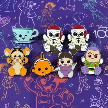 위시어블즈 부 버즈 니모 티거 핀 배지 묶음 판매 핀 트레이드