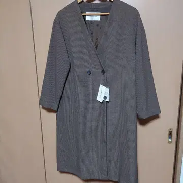 내추럴 뷰티 베이직 브라운 계열 코트 S 사이즈